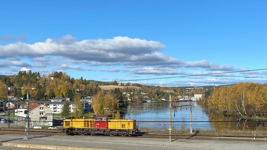 Framgångsrika första testkörningar för smartare och effektivare tåg i Norge 